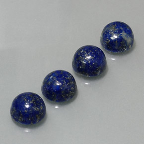  ct natürliche blauer Lapislazuli-Edelsteine, Rundschliff, Lichtundurchlässig