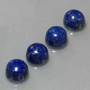  ct natürliche blauer Lapislazuli-Edelsteine, Rundschliff, Lichtundurchlässig