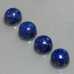  ct natürliche blauer Lapislazuli-Edelsteine, Rundschliff, Lichtundurchlässig