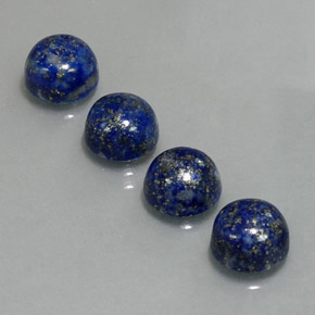  ct natürliche blauer Lapislazuli-Edelsteine, Rundschliff, Lichtundurchlässig