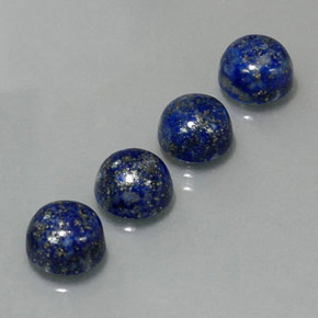  ct natürliche blauer Lapislazuli-Edelsteine, Rundschliff, Lichtundurchlässig
