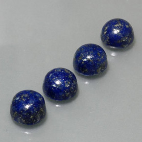  ct natürliche blauer Lapislazuli-Edelsteine, Rundschliff, Lichtundurchlässig