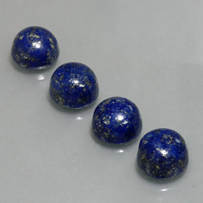  ct natürliche blauer Lapislazuli-Edelsteine, Rundschliff, Lichtundurchlässig