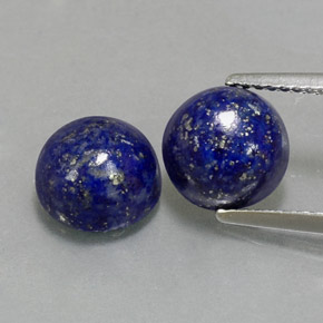  ct natürliche blauer Lapislazuli-Edelsteine, Rundschliff, Lichtundurchlässig