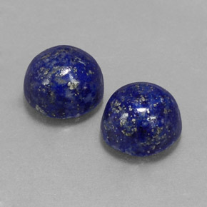  ct natürliche blauer Lapislazuli-Edelsteine, Rundschliff, Lichtundurchlässig