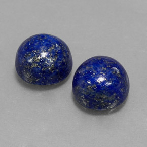  ct natürliche blauer Lapislazuli-Edelsteine, Rundschliff, Lichtundurchlässig