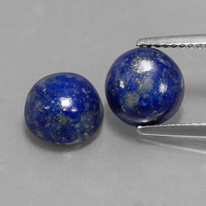  ct natürliche blauer Lapislazuli-Edelsteine, Rundschliff, Lichtundurchlässig