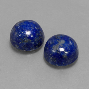  ct natürliche blauer Lapislazuli-Edelsteine, Rundschliff, Lichtundurchlässig