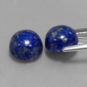  ct natürliche blauer Lapislazuli-Edelsteine, Rundschliff, Lichtundurchlässig