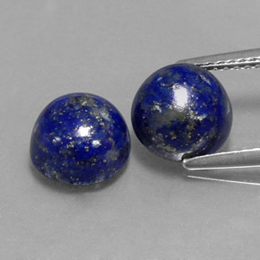  ct natürliche blauer Lapislazuli-Edelsteine, Rundschliff, Lichtundurchlässig