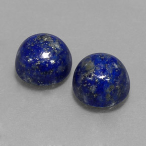  ct natürliche blauer Lapislazuli-Edelsteine, Rundschliff, Lichtundurchlässig
