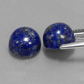  ct natürliche blauer Lapislazuli-Edelsteine, Rundschliff, Lichtundurchlässig