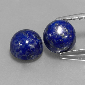  ct natürliche blauer Lapislazuli-Edelsteine, Rundschliff, Lichtundurchlässig