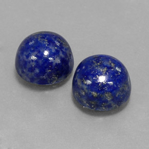  ct natürliche blauer Lapislazuli-Edelsteine, Rundschliff, Lichtundurchlässig