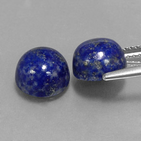  ct natürliche blauer Lapislazuli-Edelsteine, Rundschliff, Lichtundurchlässig
