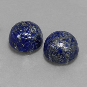  ct natürliche blauer Lapislazuli-Edelsteine, Rundschliff, Lichtundurchlässig