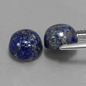  ct natürliche blauer Lapislazuli-Edelsteine, Rundschliff, Lichtundurchlässig