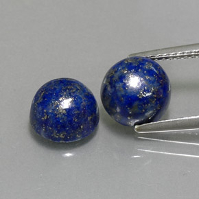  ct natürliche blauer Lapislazuli-Edelsteine, Rundschliff, Lichtundurchlässig