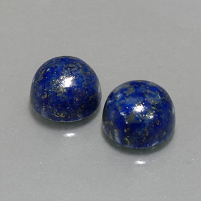  ct natürliche blauer Lapislazuli-Edelsteine, Rundschliff, Lichtundurchlässig