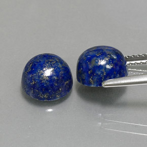  ct natürliche blauer Lapislazuli-Edelsteine, Rundschliff, Lichtundurchlässig