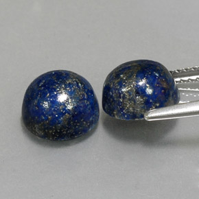  ct natürliche blauer Lapislazuli-Edelsteine, Rundschliff, Lichtundurchlässig