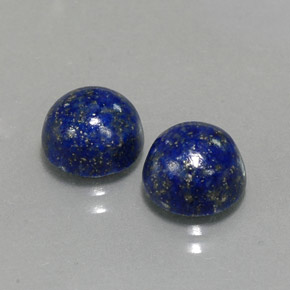  ct natürliche blauer Lapislazuli-Edelsteine, Rundschliff, Lichtundurchlässig