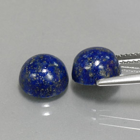  ct natürliche blauer Lapislazuli-Edelsteine, Rundschliff, Lichtundurchlässig