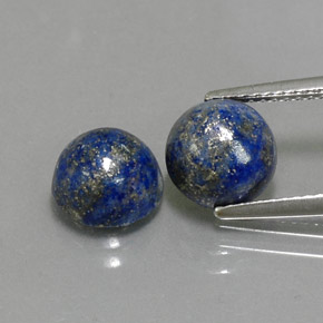  ct natürliche blauer Lapislazuli-Edelsteine, Rundschliff, Lichtundurchlässig