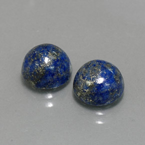  ct natürliche blauer Lapislazuli-Edelsteine, Rundschliff, Lichtundurchlässig