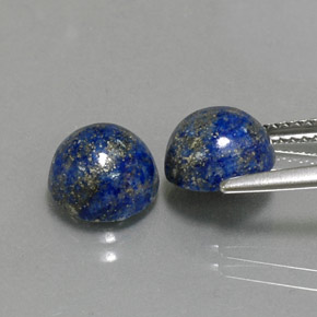  ct natürliche blauer Lapislazuli-Edelsteine, Rundschliff, Lichtundurchlässig