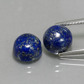  ct natürliche blauer Lapislazuli-Edelsteine, Rundschliff, Lichtundurchlässig