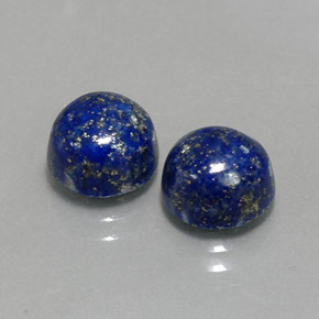  ct natürliche blauer Lapislazuli-Edelsteine, Rundschliff, Lichtundurchlässig