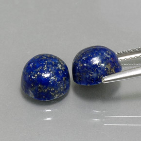  ct natürliche blauer Lapislazuli-Edelsteine, Rundschliff, Lichtundurchlässig