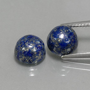  ct natürliche blauer Lapislazuli-Edelsteine, Rundschliff, Lichtundurchlässig