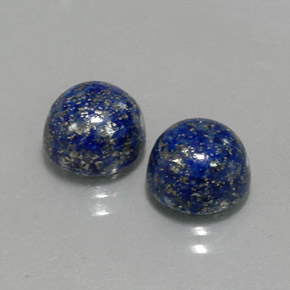  ct natürliche blauer Lapislazuli-Edelsteine, Rundschliff, Lichtundurchlässig