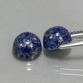  ct natürliche blauer Lapislazuli-Edelsteine, Rundschliff, Lichtundurchlässig