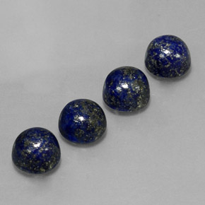  ct natürliche blauer Lapislazuli-Edelsteine, Rundschliff, Lichtundurchlässig