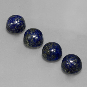  ct natürliche blauer Lapislazuli-Edelsteine, Rundschliff, Lichtundurchlässig