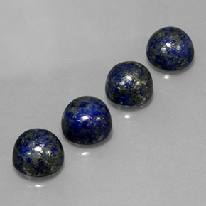  ct natürliche blauer Lapislazuli-Edelsteine, Rundschliff, Lichtundurchlässig