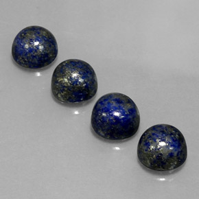 ct natürliche blauer Lapislazuli-Edelsteine, Rundschliff, Lichtundurchlässig