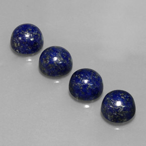  ct natürliche blauer Lapislazuli-Edelsteine, Rundschliff, Lichtundurchlässig