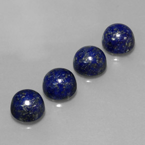  ct natürliche blauer Lapislazuli-Edelsteine, Rundschliff, Lichtundurchlässig