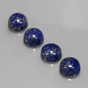  ct natürliche blauer Lapislazuli-Edelsteine, Rundschliff, Lichtundurchlässig