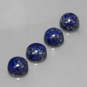  ct natürliche blauer Lapislazuli-Edelsteine, Rundschliff, Lichtundurchlässig