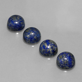  ct natürliche blauer Lapislazuli-Edelsteine, Rundschliff, Lichtundurchlässig