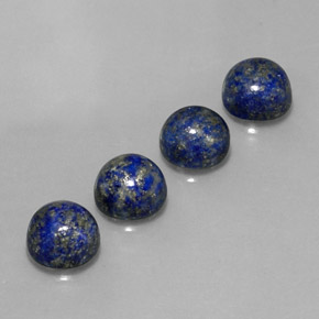  ct natürliche blauer Lapislazuli-Edelsteine, Rundschliff, Lichtundurchlässig