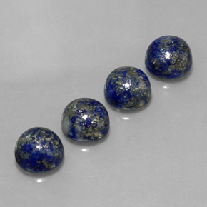  ct natürliche blauer Lapislazuli-Edelsteine, Rundschliff, Lichtundurchlässig