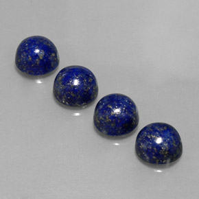  ct natürliche blauer Lapislazuli-Edelsteine, Rundschliff, Lichtundurchlässig