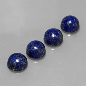  ct natürliche blauer Lapislazuli-Edelsteine, Rundschliff, Lichtundurchlässig