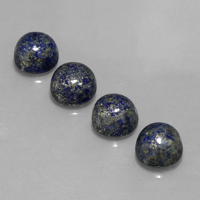  ct natürliche blauer Lapislazuli-Edelsteine, Rundschliff, Lichtundurchlässig